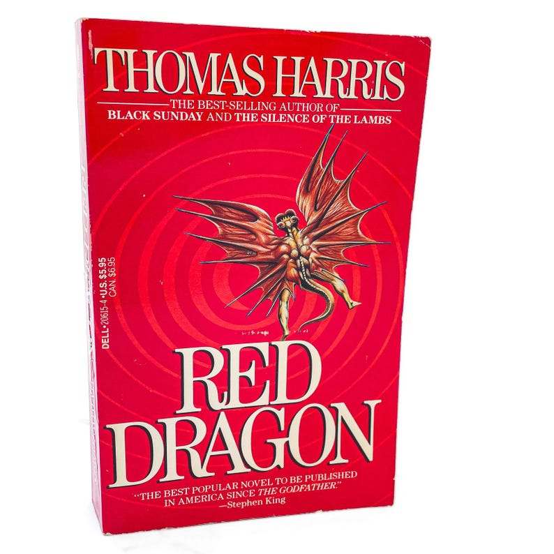 Red Dragon by Thomas Harris [1990 PAPERBACK] Dell • Hannibal #1 Bild 1
