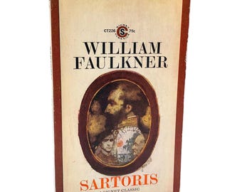 Sartoris by William Faulkner [1964 PAPERBACK] • Signet Classics • Vintage