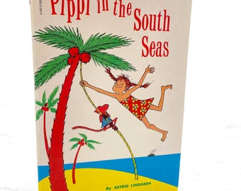 Pippi in the South Seas by Astrid Lindgren [TRADE PAPERBACK] 1972 • Scholastic
