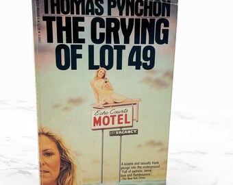 The Crying of Lot 49 by Thomas Pynchon [1980 PAPERBACK] • Bantam Books • 17th Print w/ Rare Cover