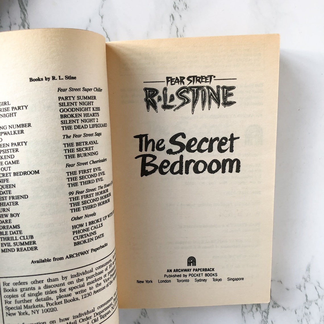 the secret bedroom fear street the secret bedroom fear street