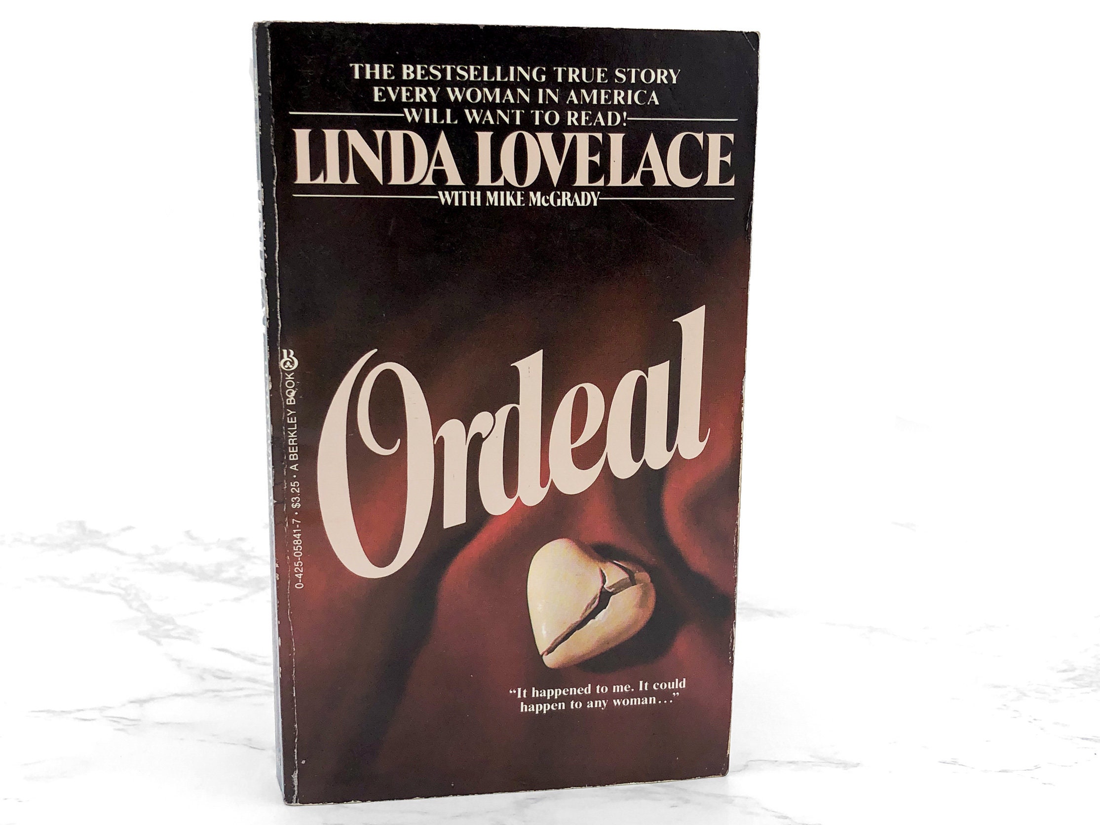 Ordeal by Linda Lovelace [FIRST PAPERBACK EDITION] 1981 • Berkley Books