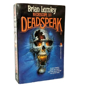 Necroscope IV: Deadspeak by Brian Lumley [FIRST EDITION] 1990 // 5th Printing // Tor Books // Vintage Horror // Paperbacks From Hell!