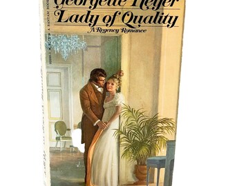 Lady of Quality by Georgette Heyer [1977 PAPERBACK] • Bantam Books