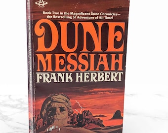 Dune Messiah by Frank Herbert [1987 PAPERBACK] • Ace Science Fiction • Dune #2