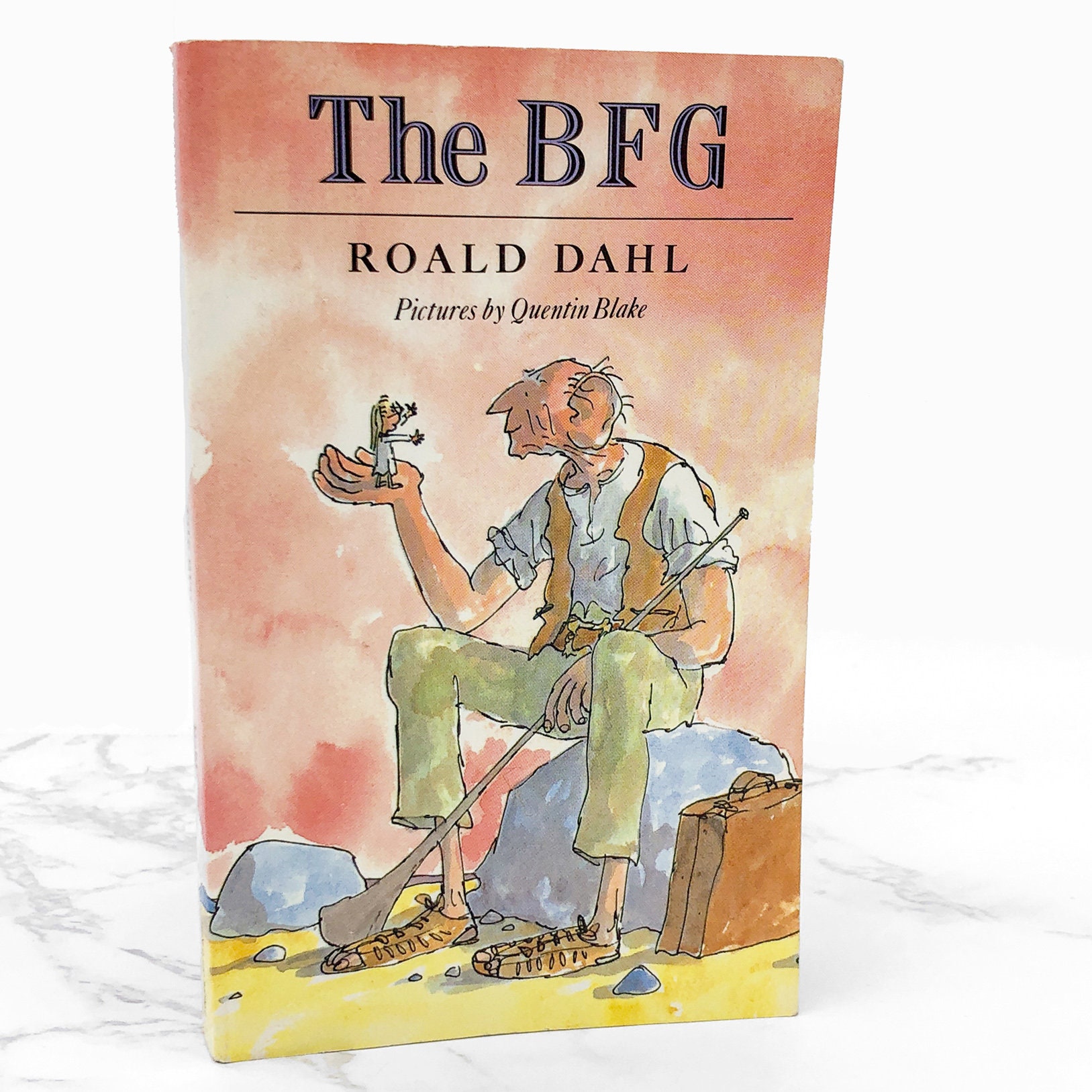 The BFG by Roald Dahl [1988 PAPERBACK] • Scholastic Trumpet Club • Rare Scholastic Book Order / Fair Printing • Mint!