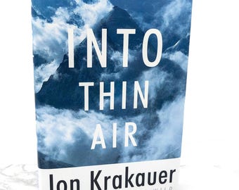 Into Thin Air by Jon Krakauer [FIRST EDITION] 1997 • 1st Printing! • Mount Everest Disaster • Hardcover • Villard Books