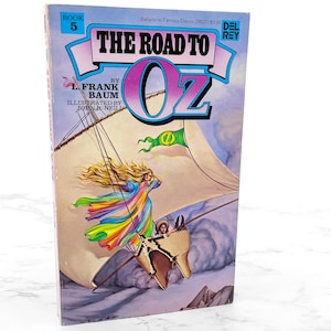 The Road to Oz by L. Frank Baum [1979 PAPERBACK]  Del Rey Fantasy • Oz #5 • Rare 1st Del-Rey Printing!
