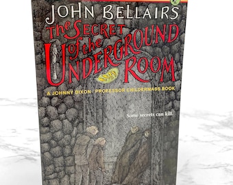 The Secret of the Underground Room by John Bellairs [FIRST PAPERBACK PRINTING] 1992 • Puffin • Johnny Dixon • Edward Gorey Cover • Mint!