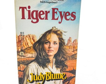 Tiger Eyes by Judy Blume [FIRST PAPERBACK EDITION] 1984 • Laurel-Leaf • Mint