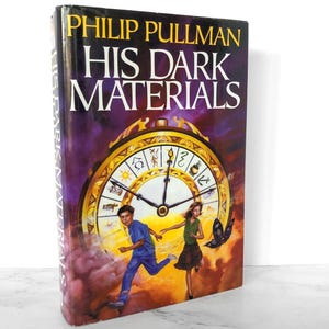 His Dark Materials Trilogy by Philip Pullman [HARDCOVER ANTHOLOGY / 2000] Sci-Fi Book Club // Golden Compass, Subtle Knife, Amber Spyglass