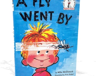 A Fly Went By by Mike McClintock & Fritz Siebel [VINTAGE HARDCOVER] BCE • Beginner Books • 70's Printing!