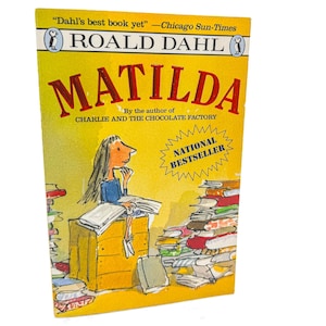 Matilda by Roald Dahl [FIRST U.S. PAPERBACK EDITION] 1990 • Puffin