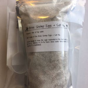 USA Great Salt Lake Premium Brine Shrimp Eggs and Salt Mix, Brine Shrimp Hatch Mix, Baby Brine Shrimp, BBS, Food for Fry & Baby Fish image 3