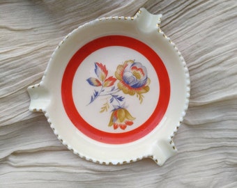 陶器製 花柄 灰皿 陶器の花柄灰皿 - Etsy 日本