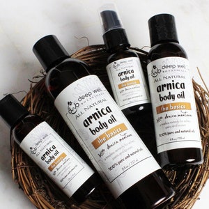 Arnica Body Oil | Massage Oil | "The Basics" | Natural | Charity