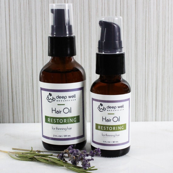 Hair Oil Restoring Thinning Hair Hair Serum Etsy