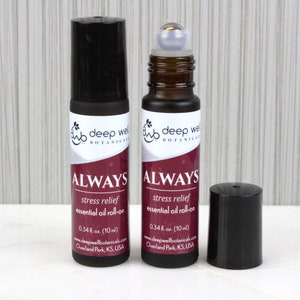 Always | Roll-on | Essential Oils | Natural | Rollerball | 10 ml | Charity