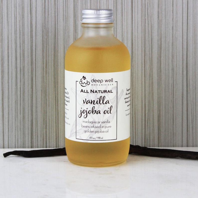 Vanilla Jojoba Oil Infused Oil Natural Charity Etsy