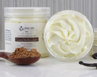 Cocoa Vanilla Cream | Whipped Body Butter | Natural | Charity