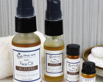 Face Oil | Mature Skin | 'AgeLESS' | Argan & Tamanu | Sandalwood Frankincense Scent
