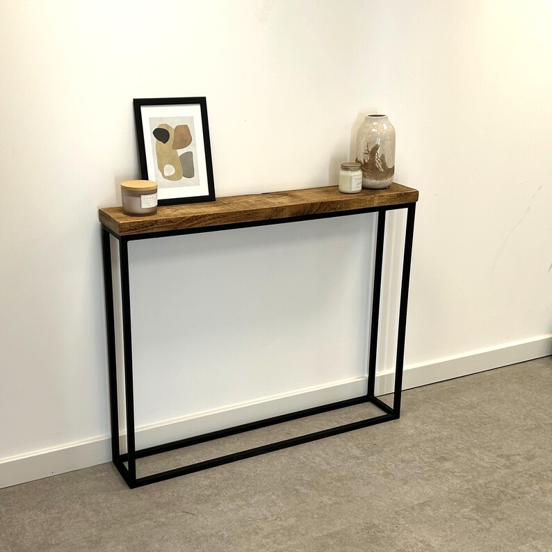 Handmade Solid Wood Console Table - Thumbnail 2