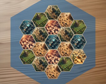 Azulejos de Catan personalizados Steam Punk