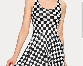 checkered sundress