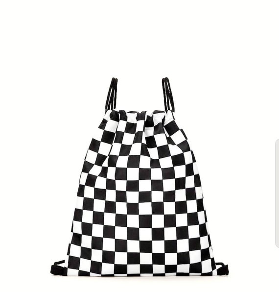 checkered flag backpack