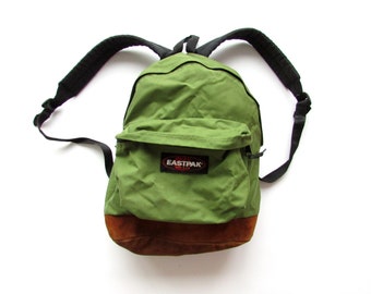 eastpak leather bottom