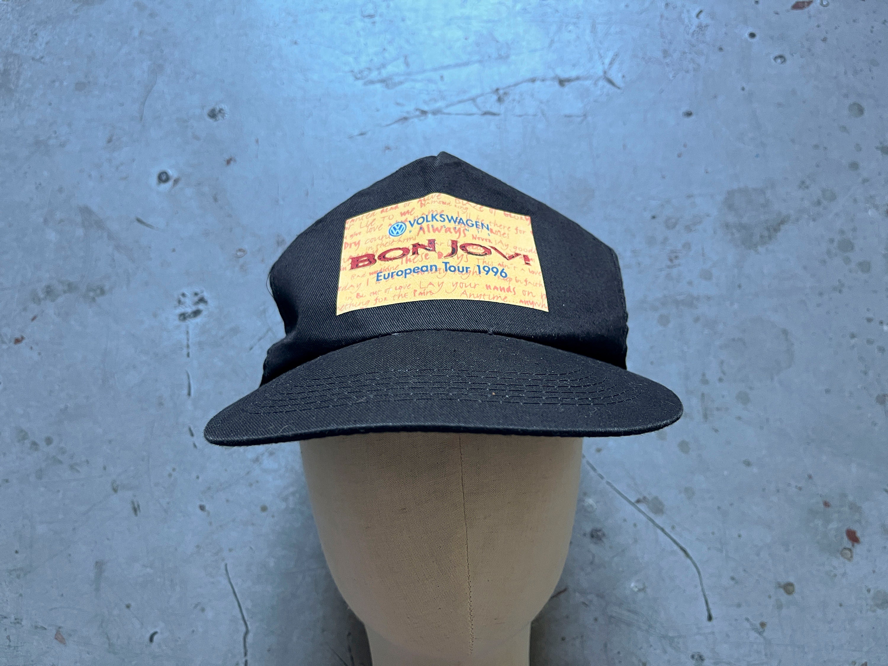 Bon Jovi 2003 Bounce Concert Tour Baseball Trucker Hat Cap Navy Blue Strapback Bon Jovi Cap - Etsy main image 3