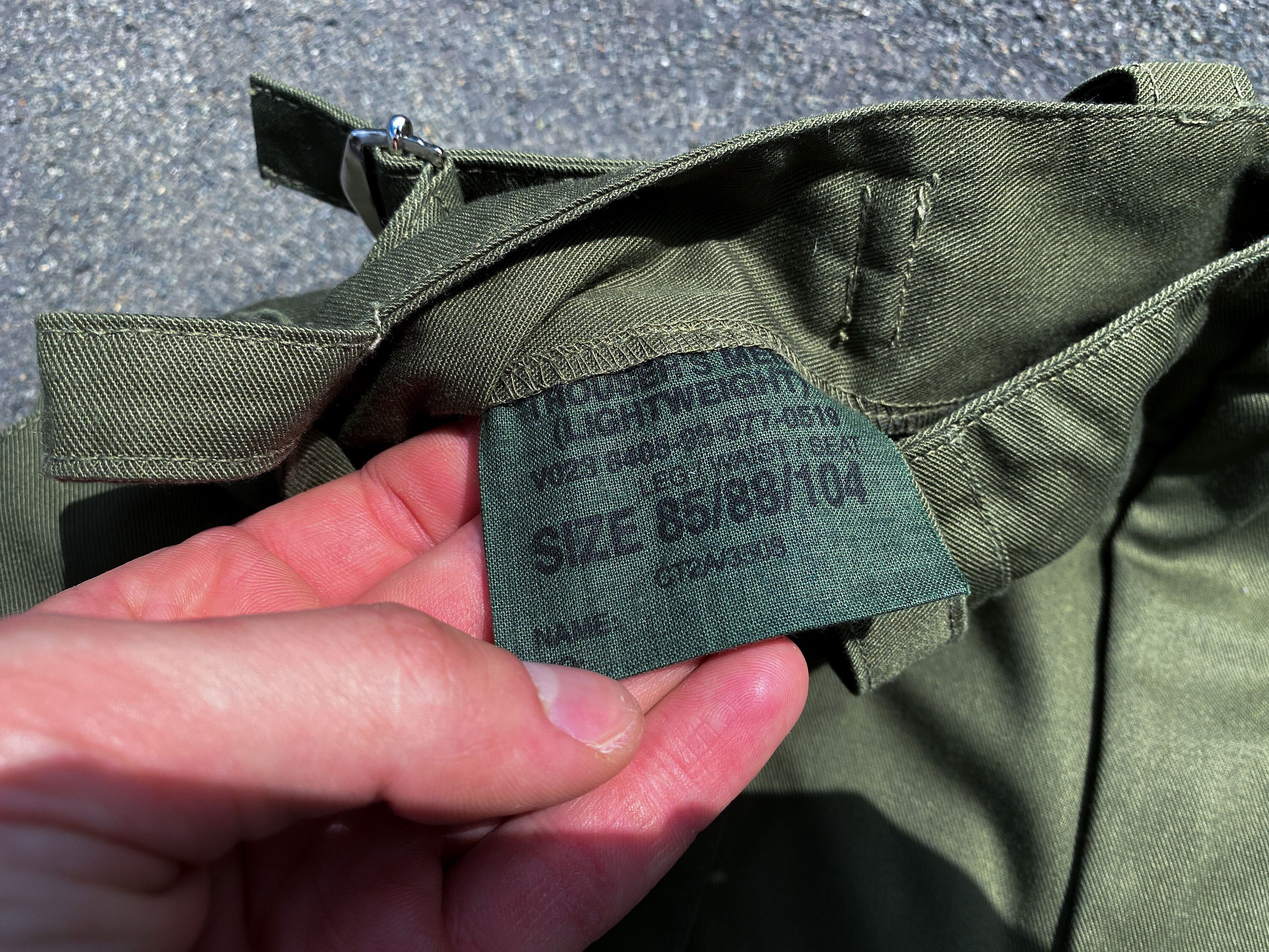 90s Vintage British Army Military Trousers Lightweight Olive - Etsy