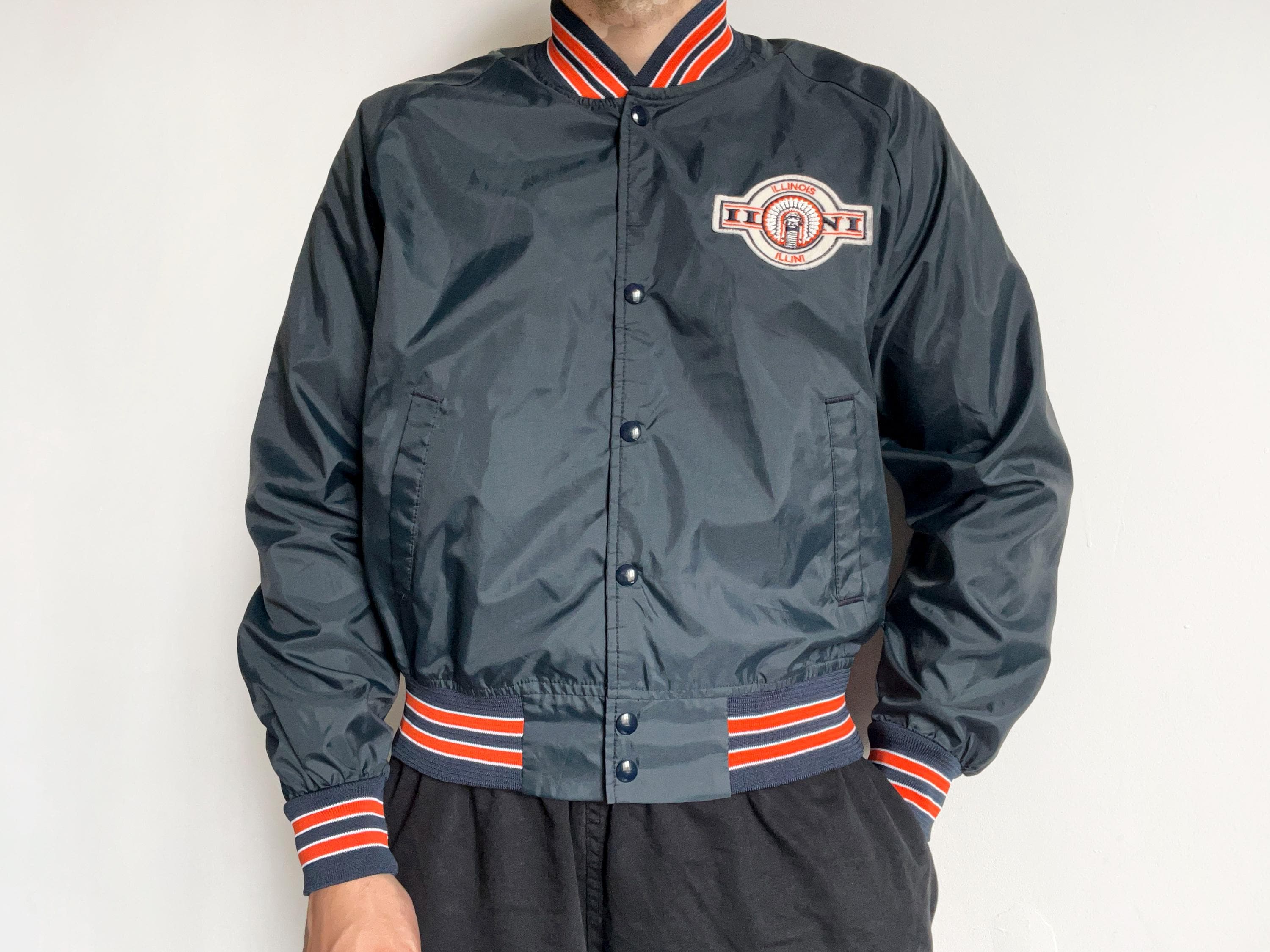 ジャケット・アウター classiclogo nylon varsity jacket PRO STANDARD NEW YORK YANKEES OLD ENGLISH LOGO WOOL VARSITY