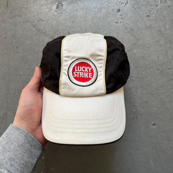 Gorra Lucky Strike, gorra vintage de Fórmula 1 de 2005 de BAR Honda, gorra con correa trasera del equipo Jenson Buffon