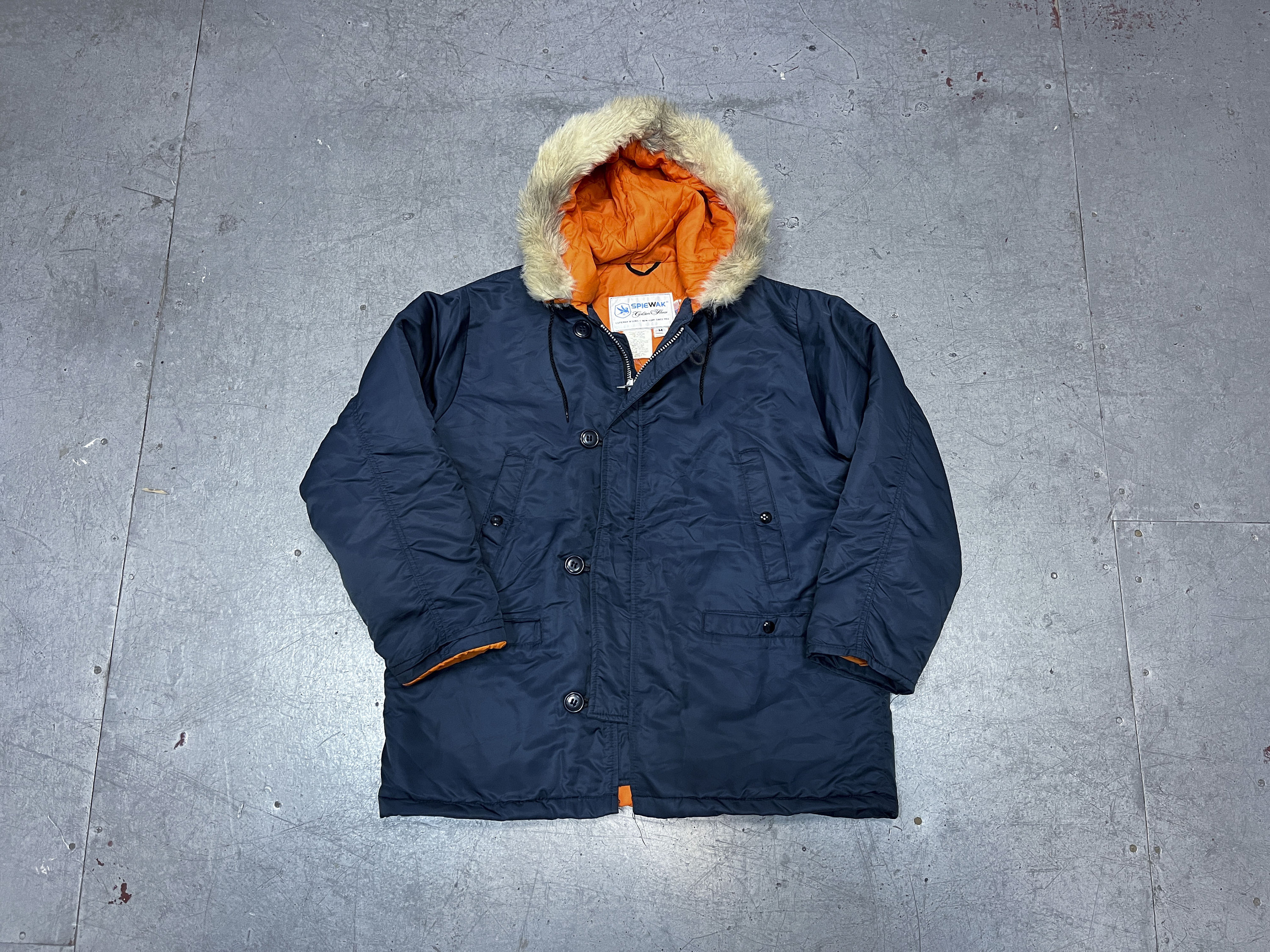 Golden Fleece by SPIEWAK USA Made 90's N- 3B Flight Jacket M