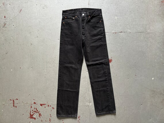 Lot 90s 00s Y2K Vintage Levis 501 Black Denim Jeans Trousers Pants 
