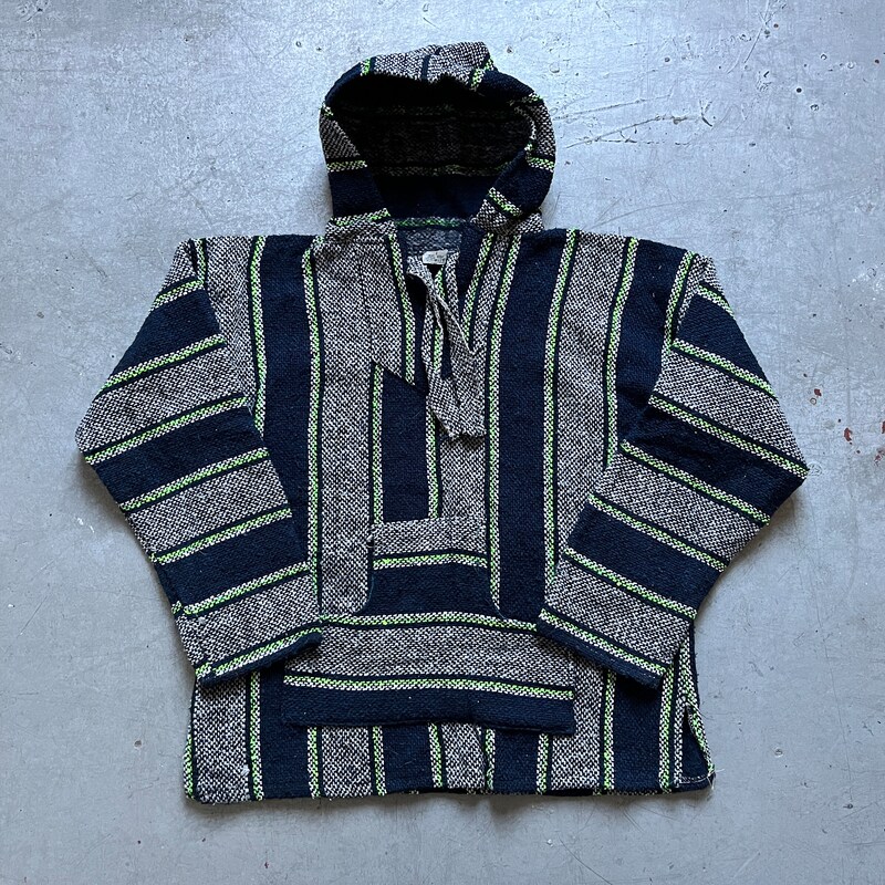 70S RAINBOW BRIGHT BAJA HOODIE - LARGE