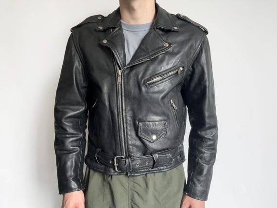 ジャケット・アウター 90s vintage single riders leather jacket 90s Yamaha Leather Jacket – The Igala NYC