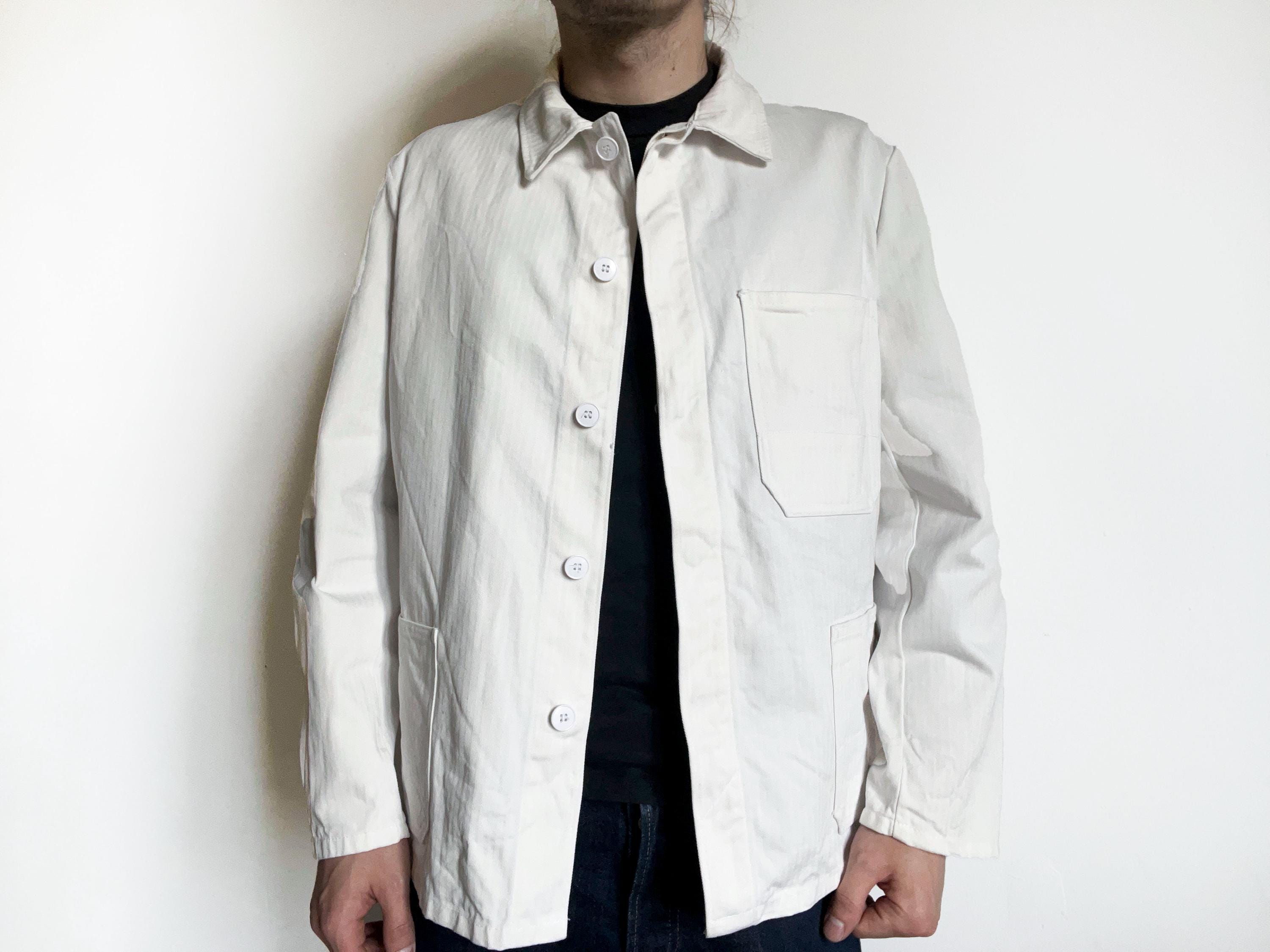 Vintage German Herringbone Twill Work Jacket - Etsy