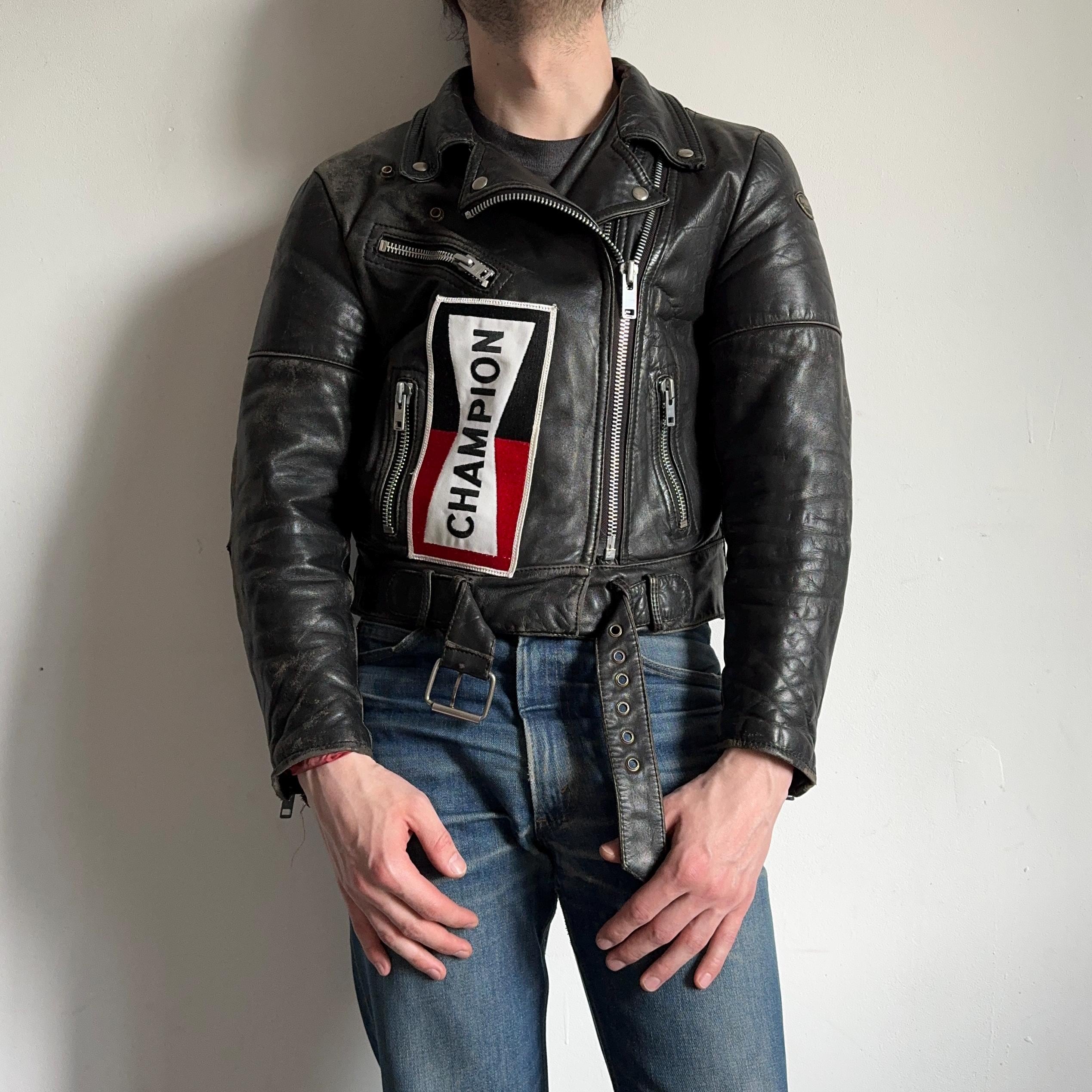 Schott Leather Police Jacket - Etsy Schott Leather Police Jacket - Etsy