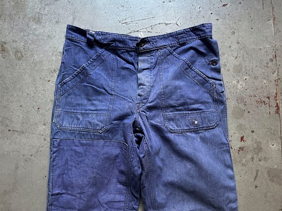 Buy 70s Vintage French Workwear Swiss Heavily Worn Repaired