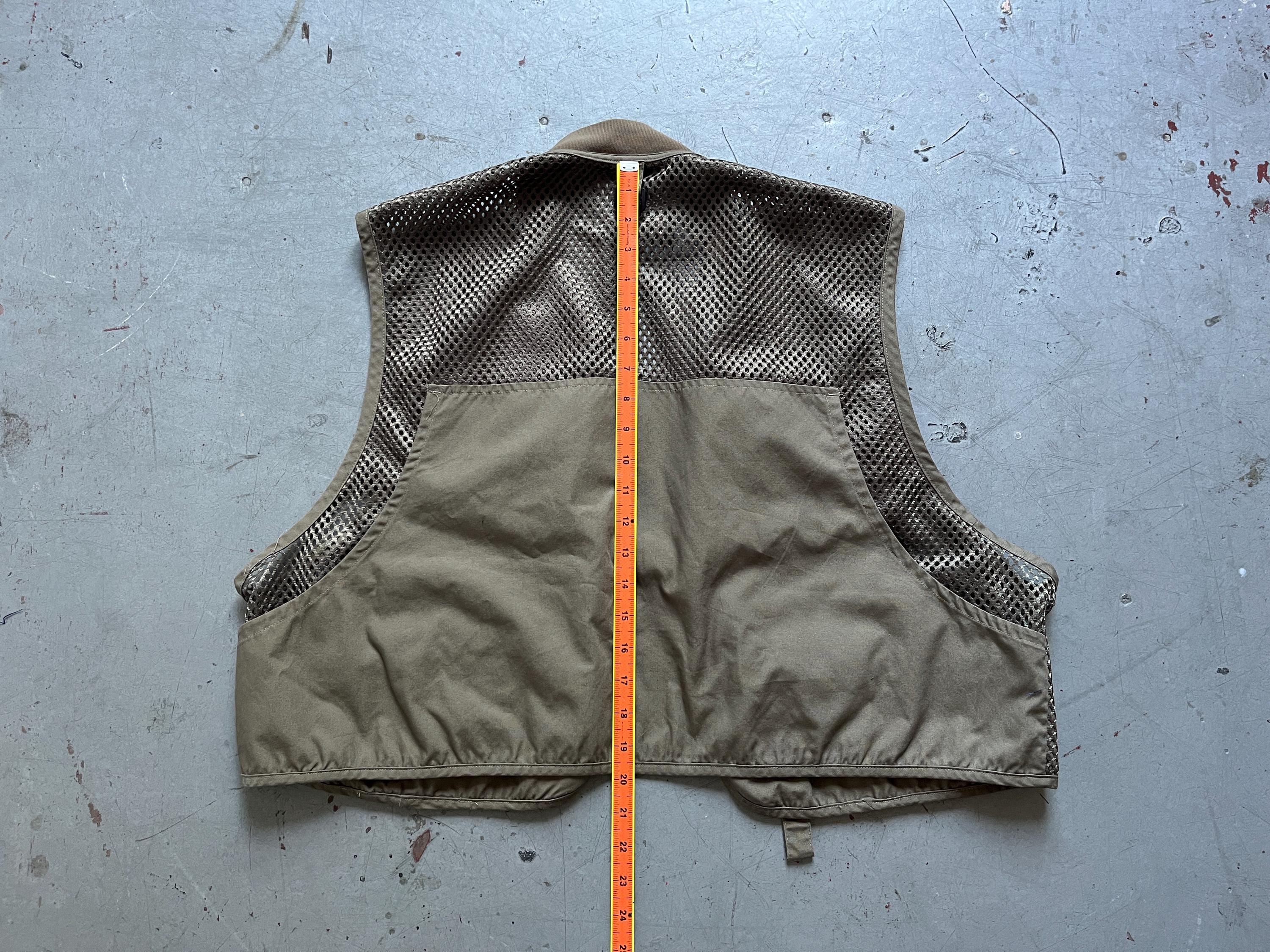 Gilet De Pêche Orvis Homme XL – Vert, Multi-poches, Léger, Fermeture éclair – Parfait Pêche à La Mouche