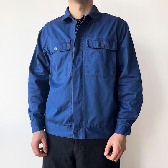 良サイズ French vintage cyclist jacket 90s Cyclist Work Jacket Vintage French Workwear Style German Faded