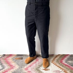 Vintage Black Moleskin Pants - Etsy