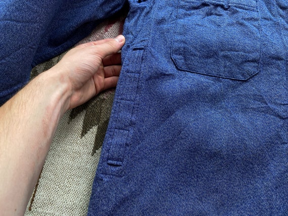 Vintage French Workwear MFA Patched Swiss Work Jacket Sanfor