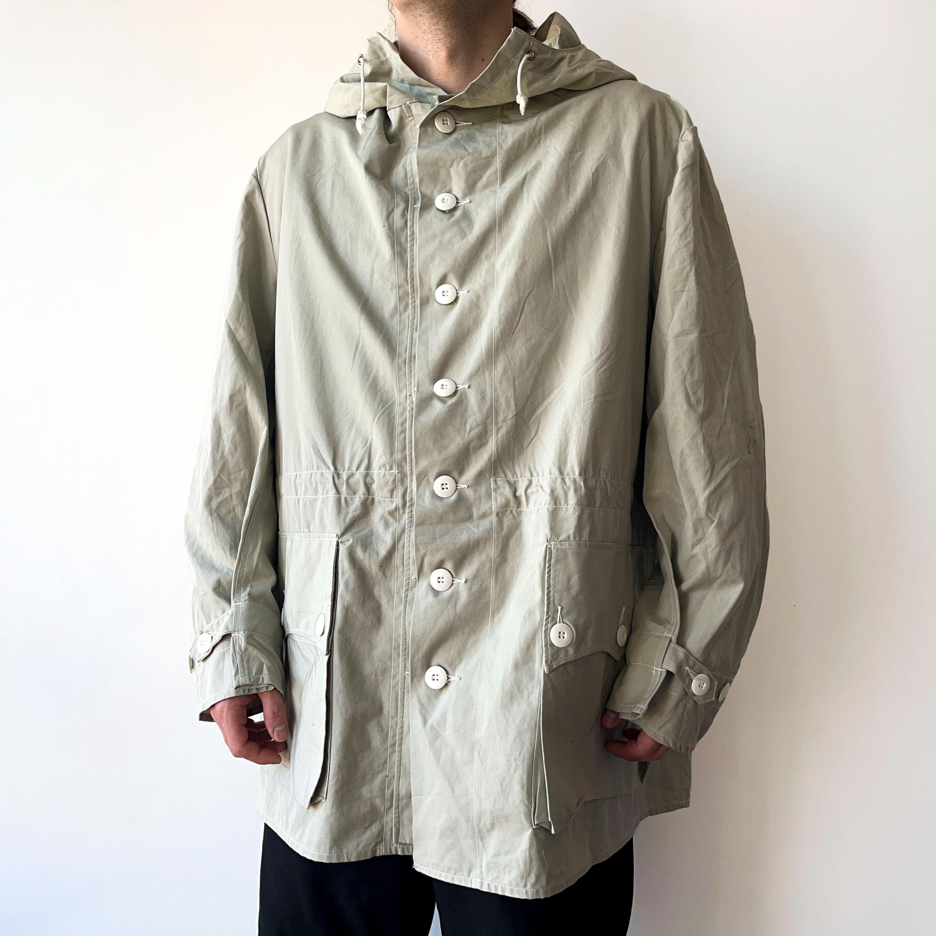 60s Swedish Army M62 Parka Vintage 1960s Light Gray Beige Snow 