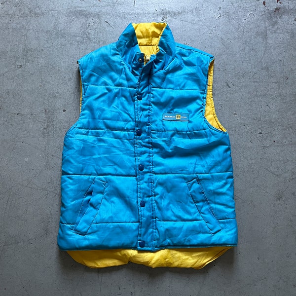 Size S | 90s Vintage Renault Formula 1 F1 Team Racing Quilted Vest Jacket