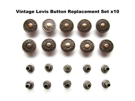 levi buttons replacement