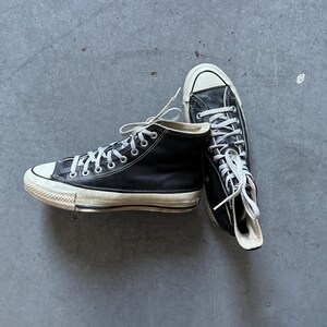 Lot 80s Vintage Converse Chuck Taylor All Star Leather Black
