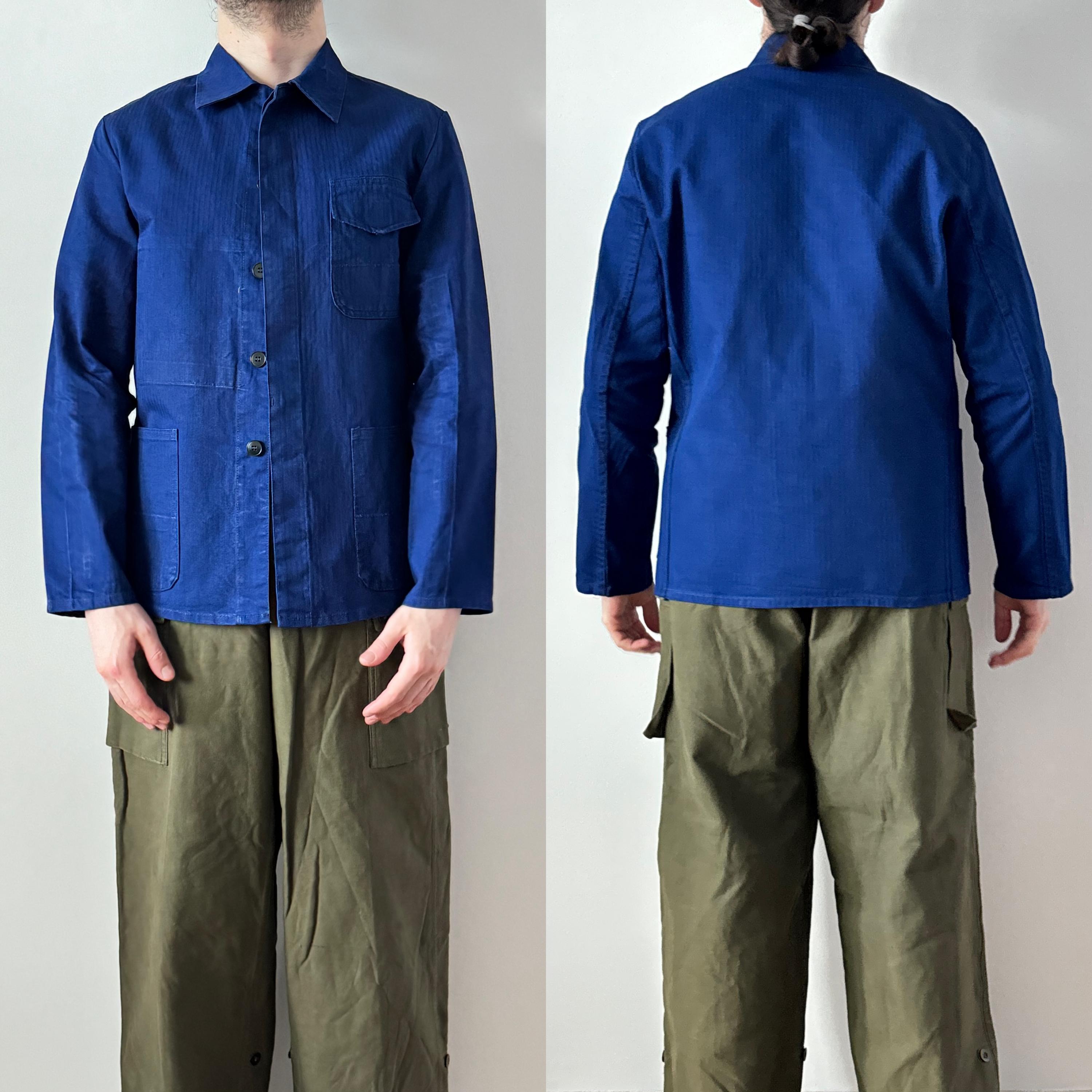 Vintage German Herringbone Twill Work Jacket - Etsy